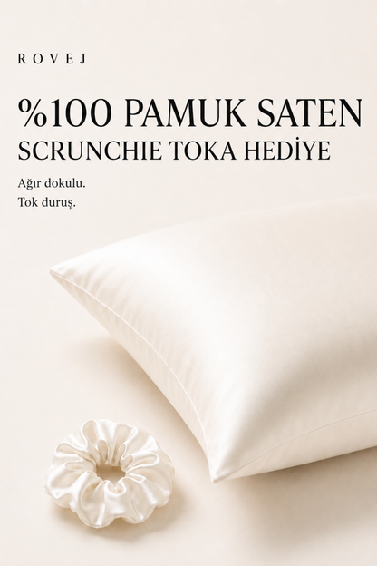Saten Yastık Kılıfı — Saç ve Cilt Dostu