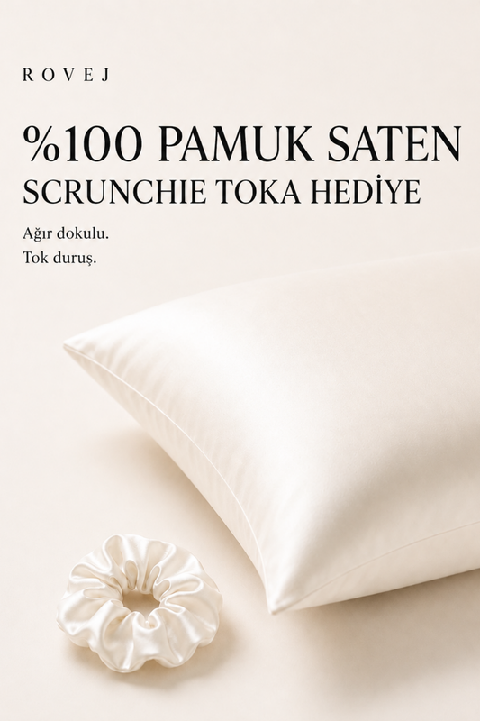 Saten Yastık Kılıfı — Saç ve Cilt Dostu