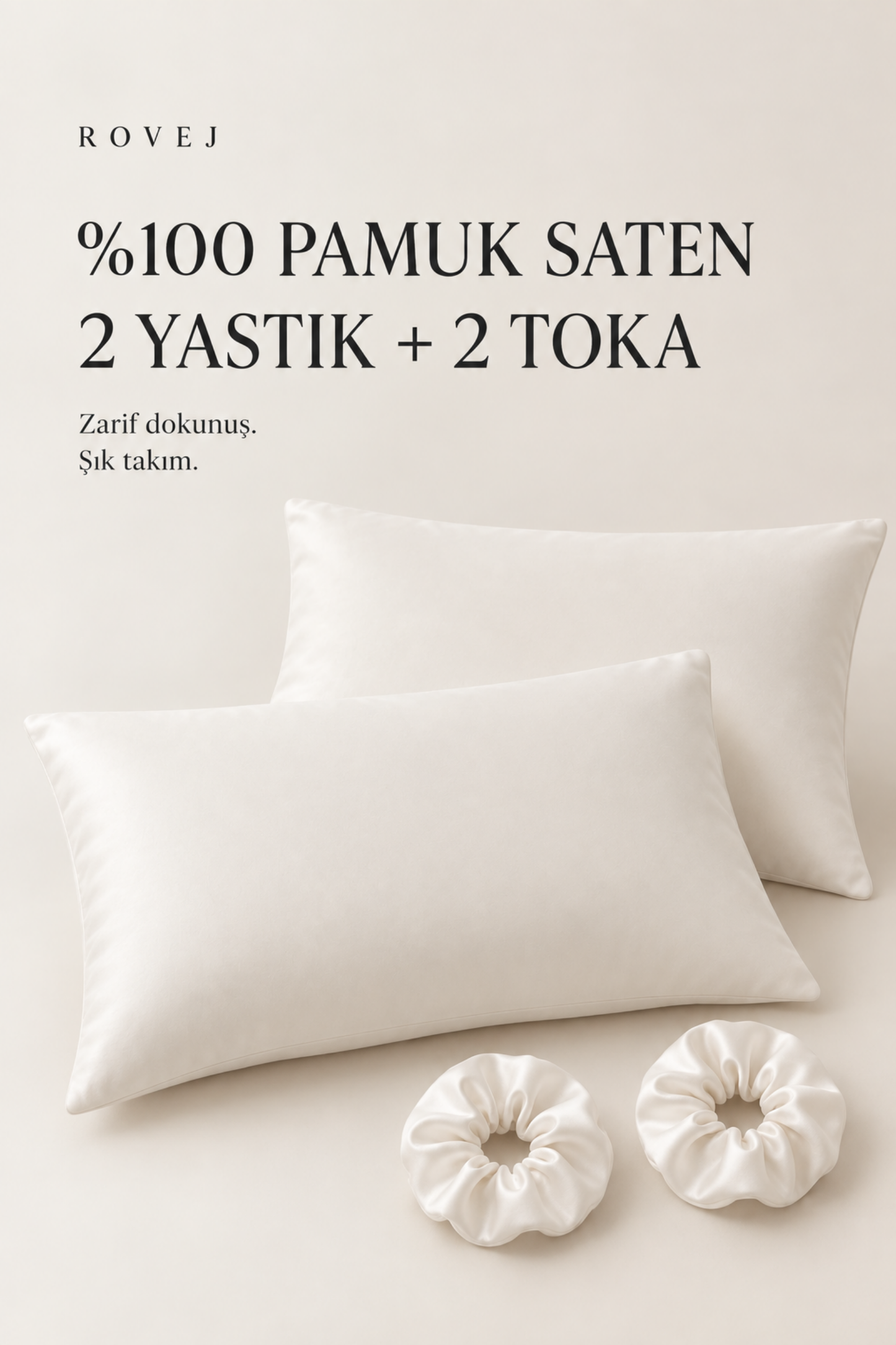 Saten Yastık Kılıfı — Saç ve Cilt Dostu