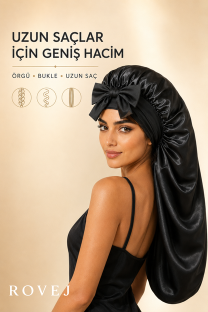 ROVEJ Uzun Uyku Bonesi — Saçınıza Polyester Değmez