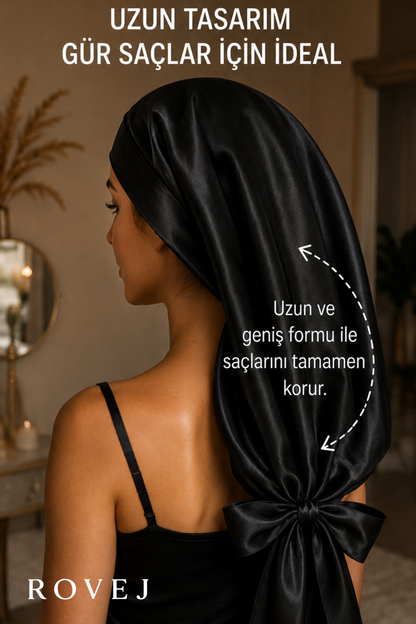 ROVEJ Uzun Uyku Bonesi — Saçınıza Polyester Değmez